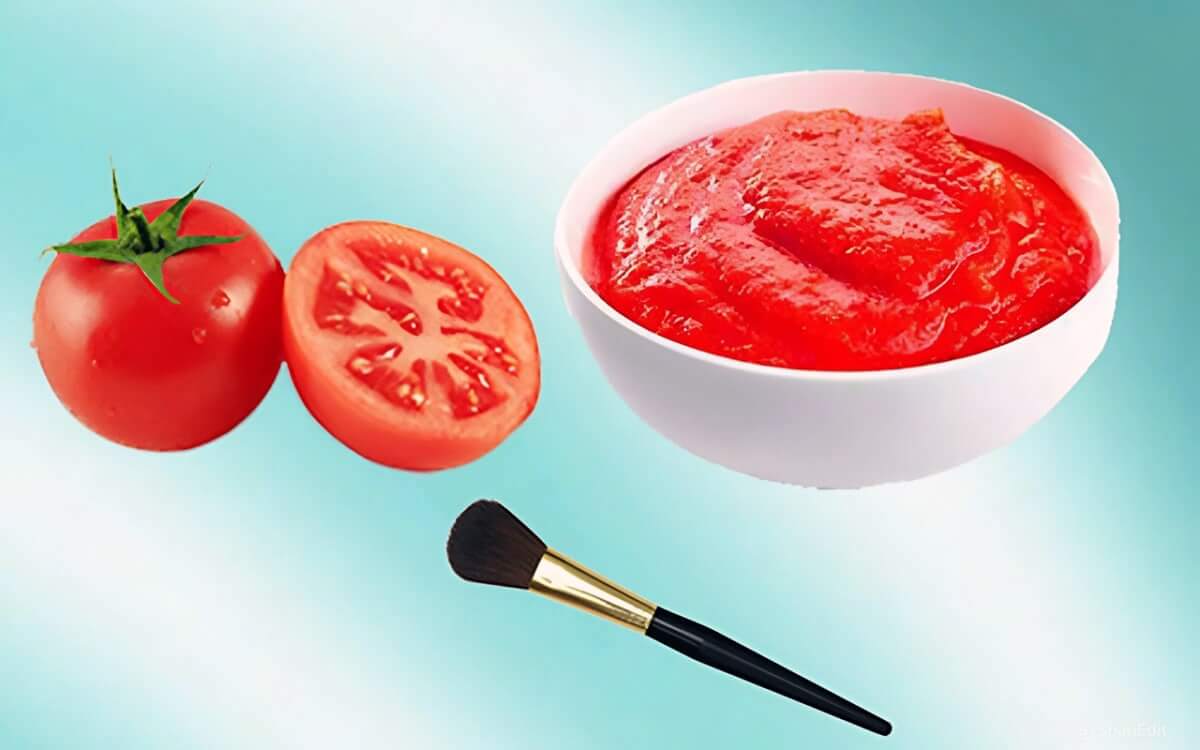 Маски из помидоров